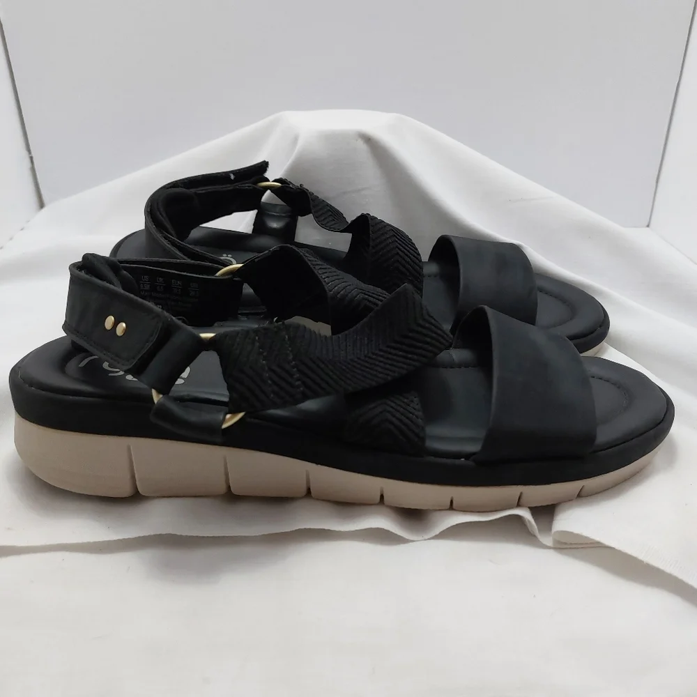Ryka Black Sandals‎ Adjustable Elise Size 9.5 M